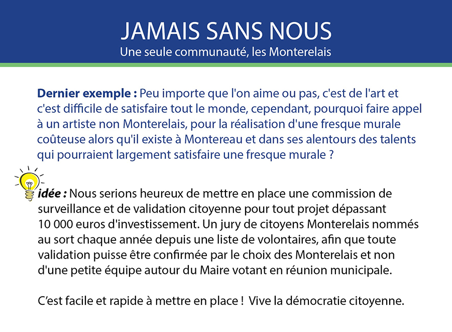 JAMAIS SANS NOUS MONTEREAU